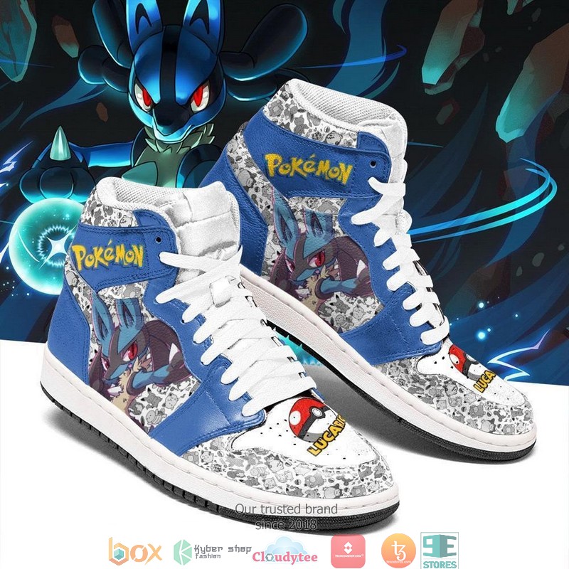 Lucario_Anime_Pokemon_Air_Jordan_High_Top_Shoes_1