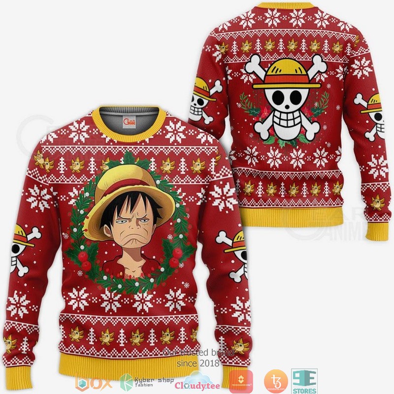 Luffy_Funny_Face_One_Piece_Anime_3d_shirt_hoodie