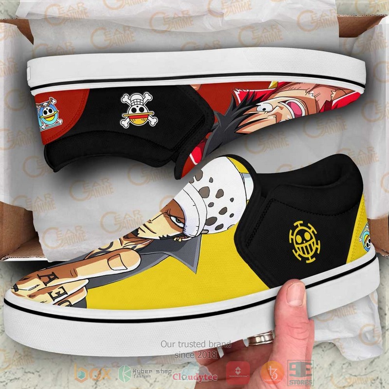 Luffy_and_Law_Anime_One_Piece_Slip-On_Shoes_1