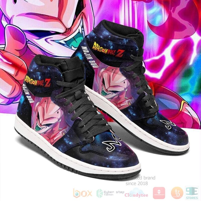 Majin_Buu_Sneakers_Galaxy_Custom_Dragon_Ball_Anime_Air_Jordan_High_Top_Shoes_1