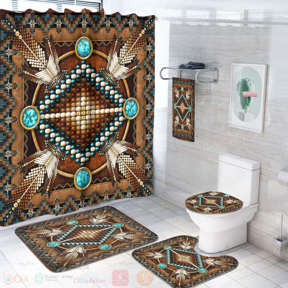 Mandala_Brown_Native_American_Bathroom_Set