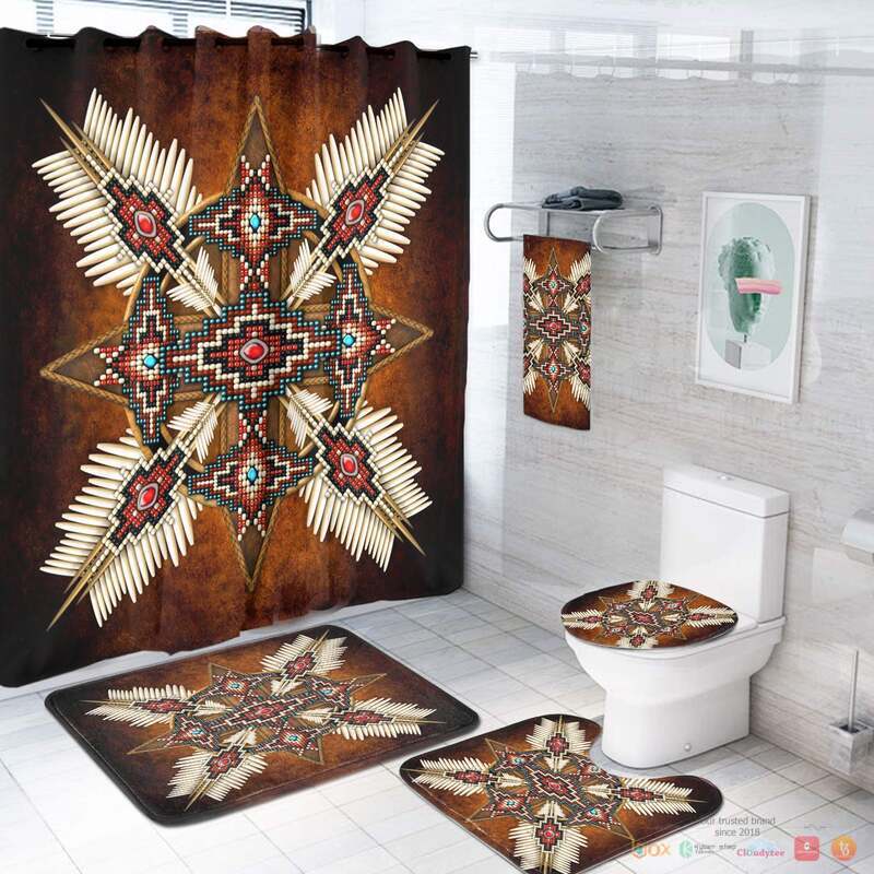 Mandalas_Pattern_Native_American_Bathroom_Set