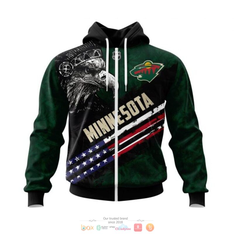 Minnesota_Wild_NHL_Eagle_American_flag_3D_shirt_hoodie_1