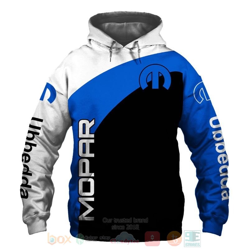 Mopar_white_blue_black_3D_shirt_hoodie