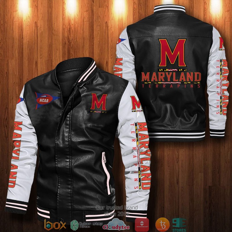 NCAA_Maryland_Terrapins_Bomber_Leather_Jacket