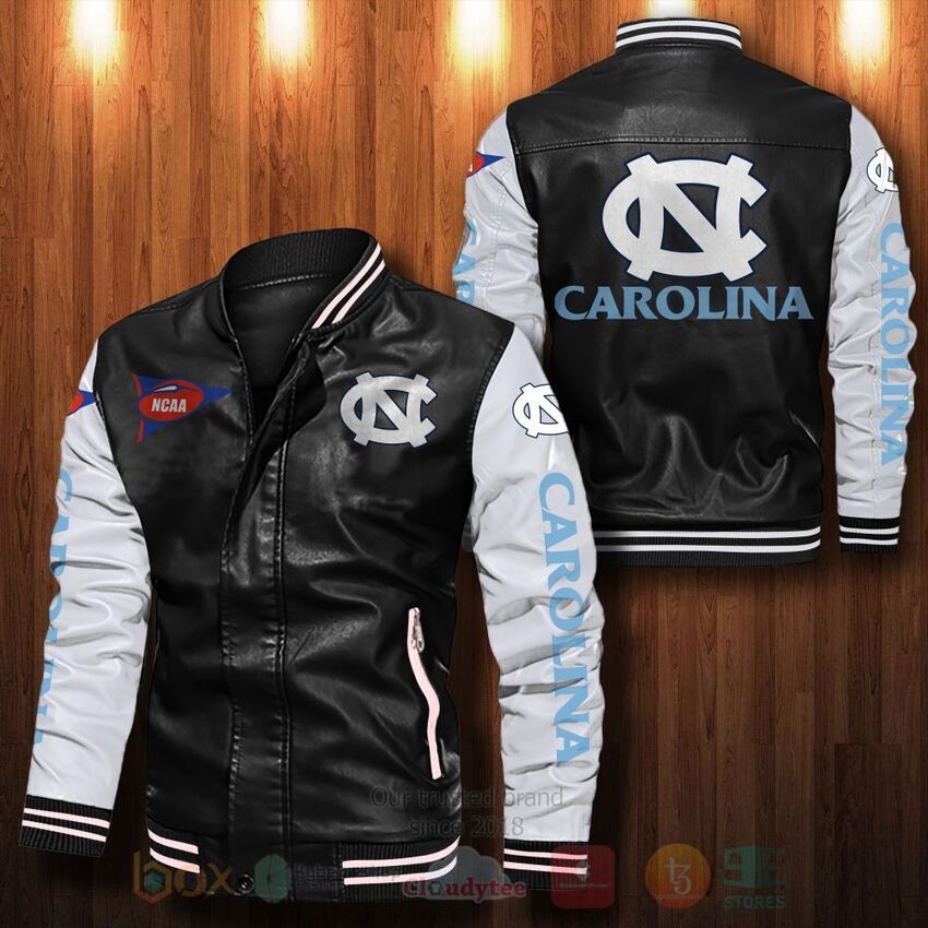 NCAA_North_Carolina_Tar_Heels_Leather_Bomber_Jacket