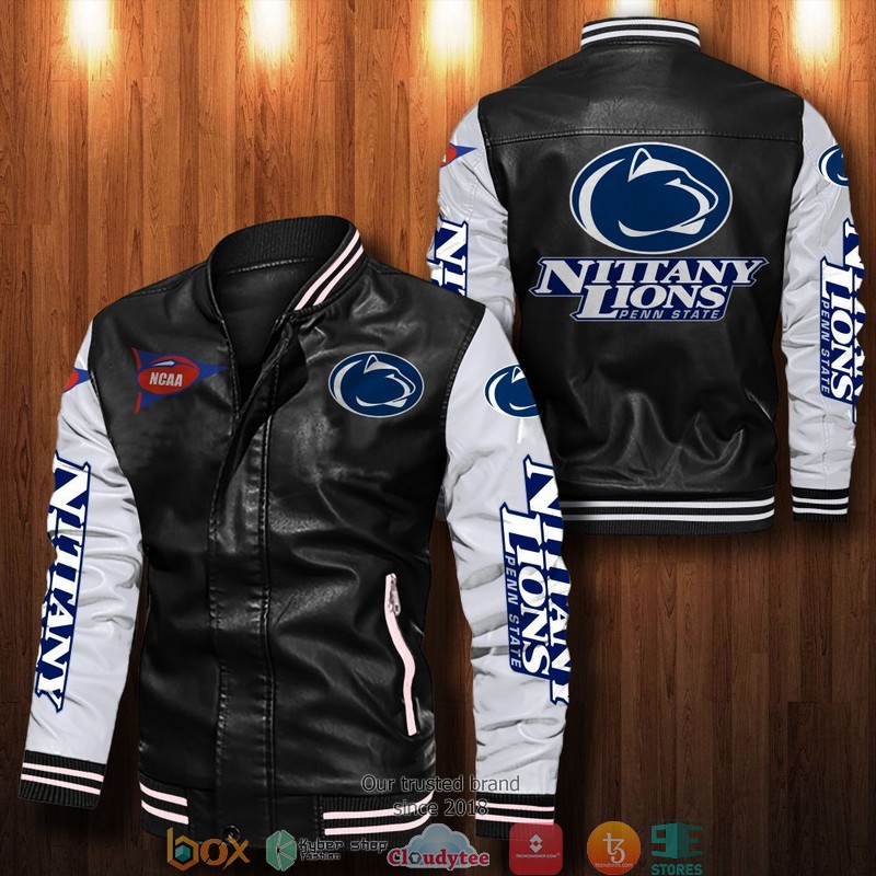 NCAA_Penn_State_Nittany_Lions_Bomber_Leather_Jacket