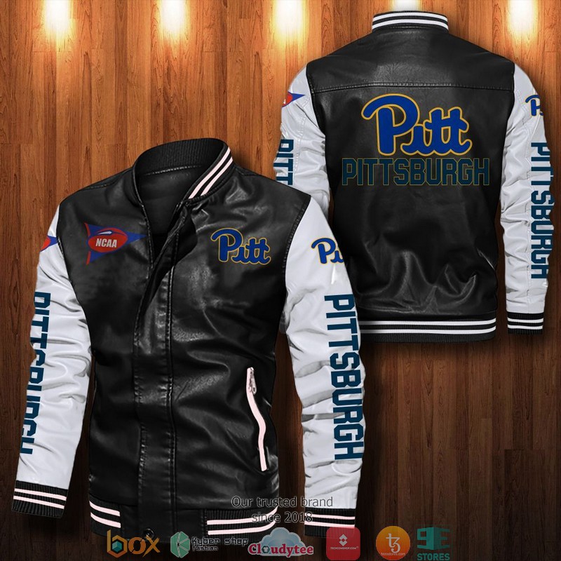 NCAA_Pittsburgh_Panthers_Bomber_Leather_Jacket