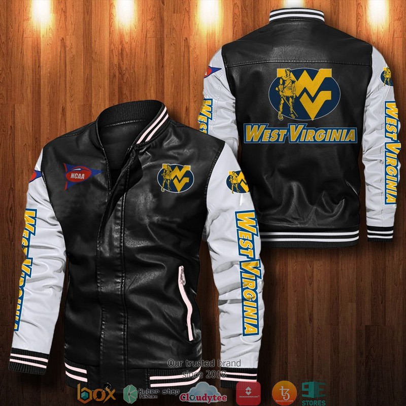 NCAA_West_Virginia_Mountaineers_Bomber_Leather_Jacket