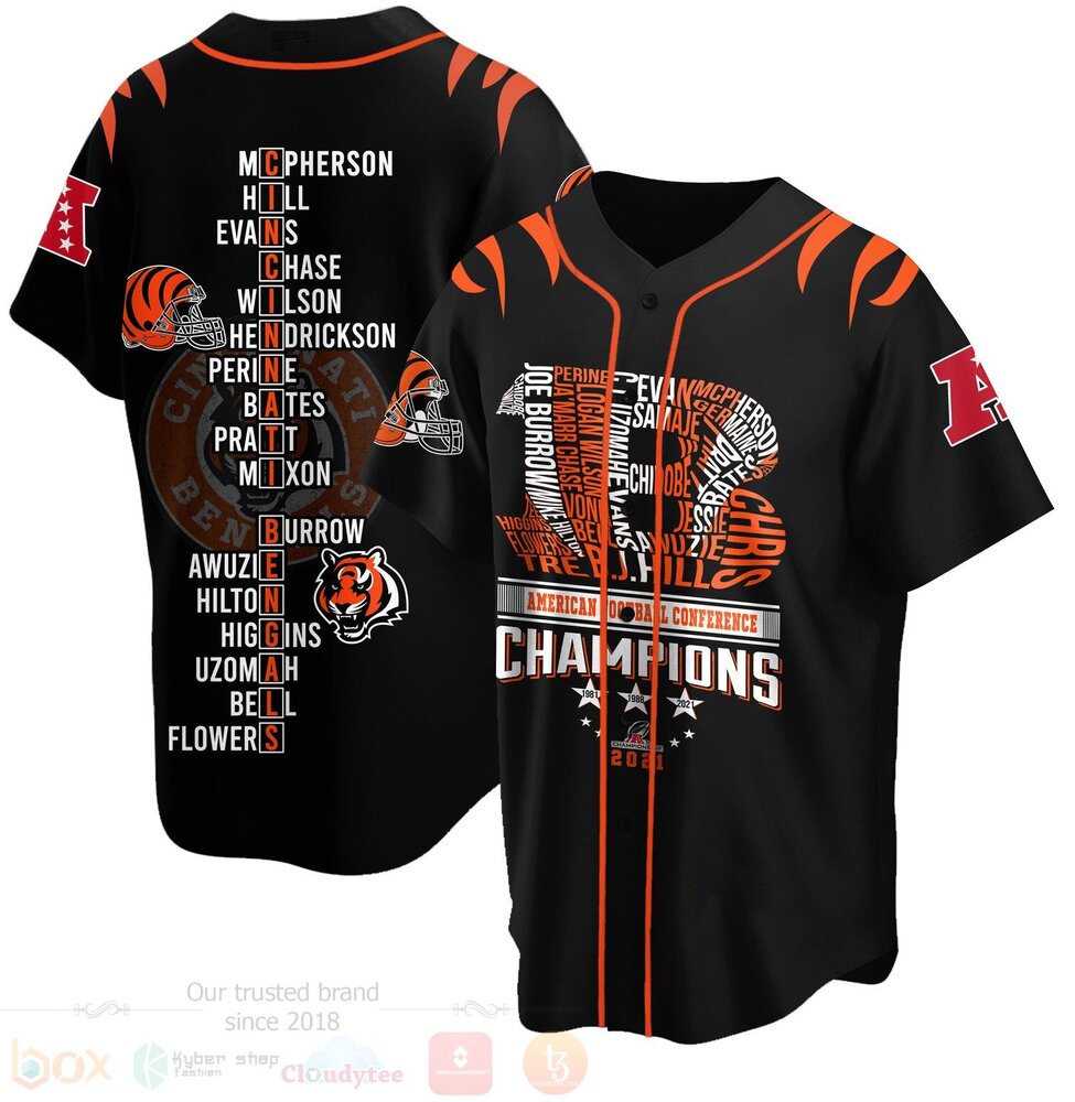 NFL_Cincinnati_Bengals_American_Football_Conference_Champions_Baseball_Jersey_Shirt
