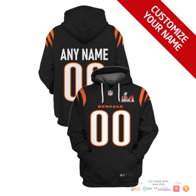 NFL_Cincinnati_Bengals_Black_Custom_3d_shirt_hoodie