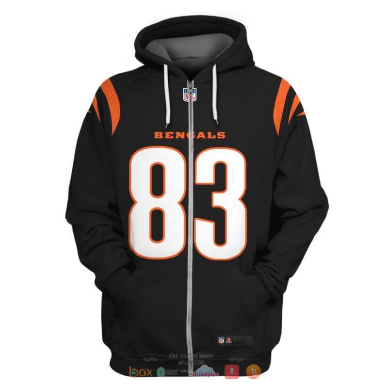 NFL_Cincinnati_Bengals_Boyd_83_Black_3d_shirt_hoodie_1