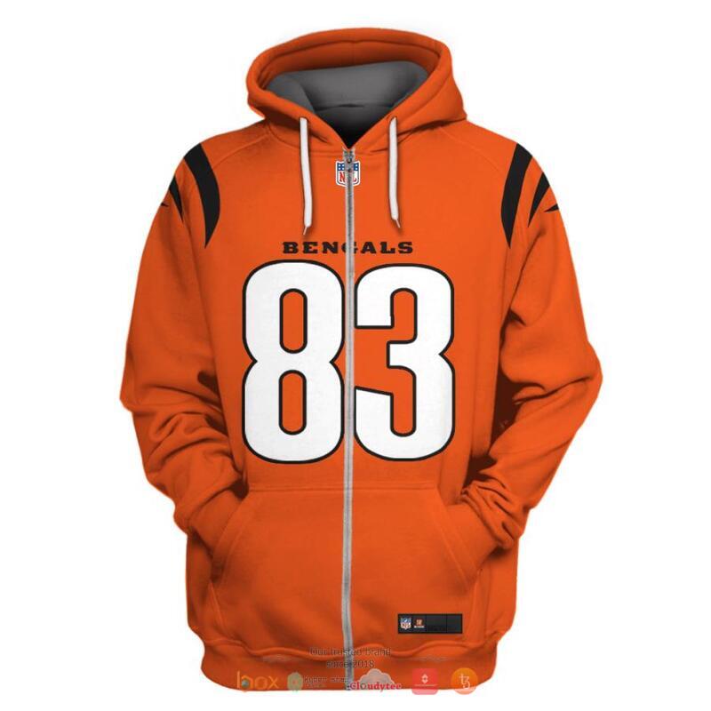 NFL_Cincinnati_Bengals_Boyd_83_Orange_3d_shirt_hoodie_1