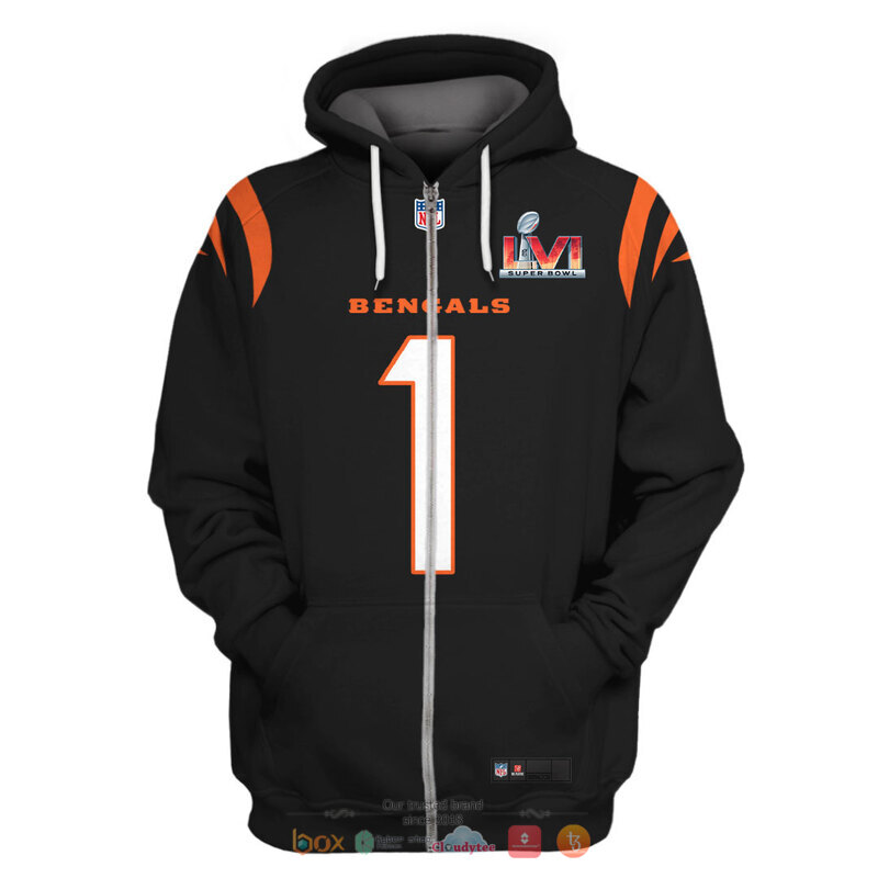 NFL_Cincinnati_Bengals_Chase_1_3d_shirt_hoodie_1