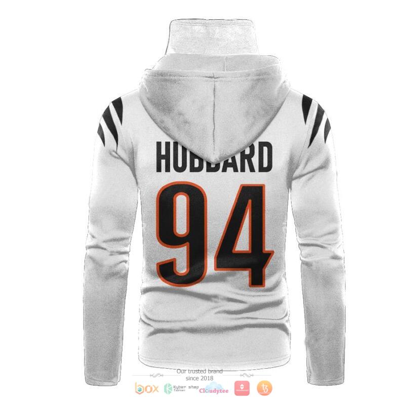 NFL_Cincinnati_Bengals_Hubbard_94_White_3d_hoodie_mask_1