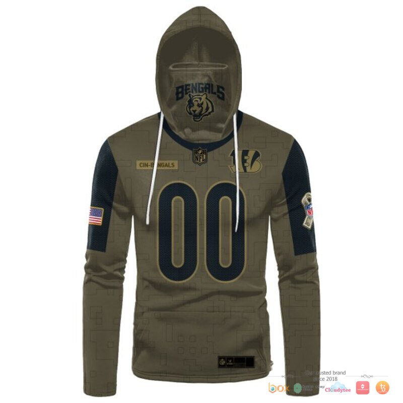 NFL_Cincinnati_Bengals_Moss_Green_Custom_3d_hoodie_mask_1