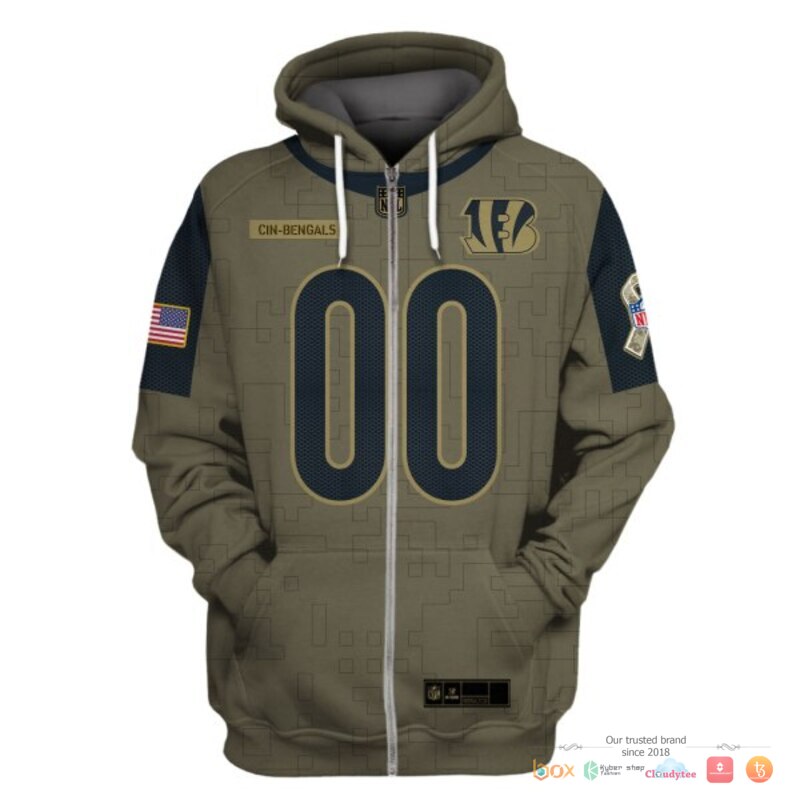 NFL_Cincinnati_Bengals_Moss_Green_Custom_3d_shirt_hoodie_1