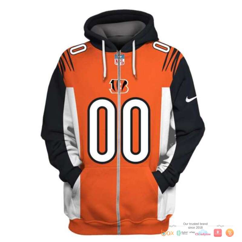 NFL_Cincinnati_Bengals_Orange_Custom_3d_shirt_hoodie_1