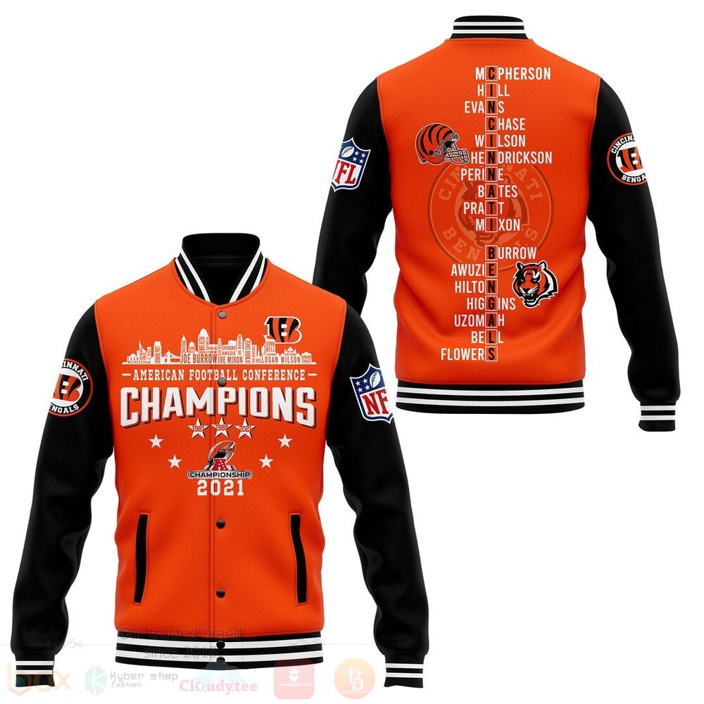 NFL_Cincinnati_Bengals_Orange_Ver2_Baseball_Jacket