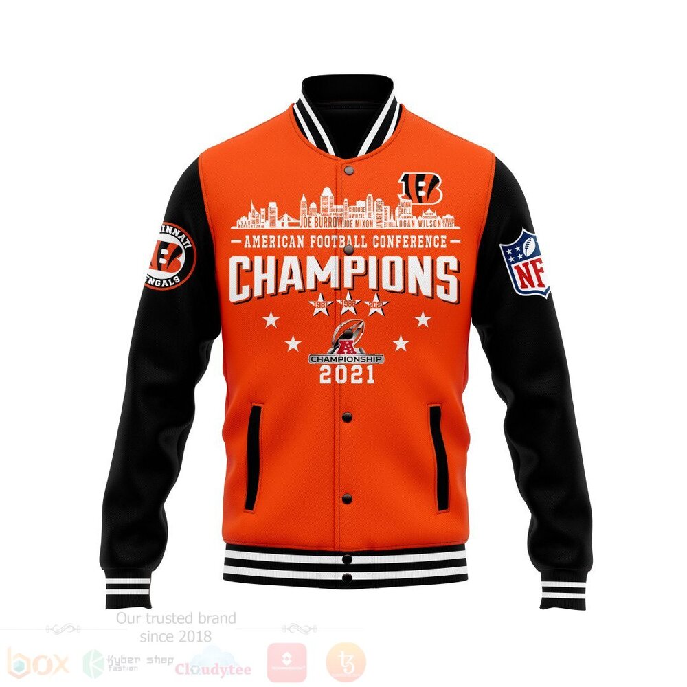 NFL_Cincinnati_Bengals_Orange_Ver2_Baseball_Jacket_1