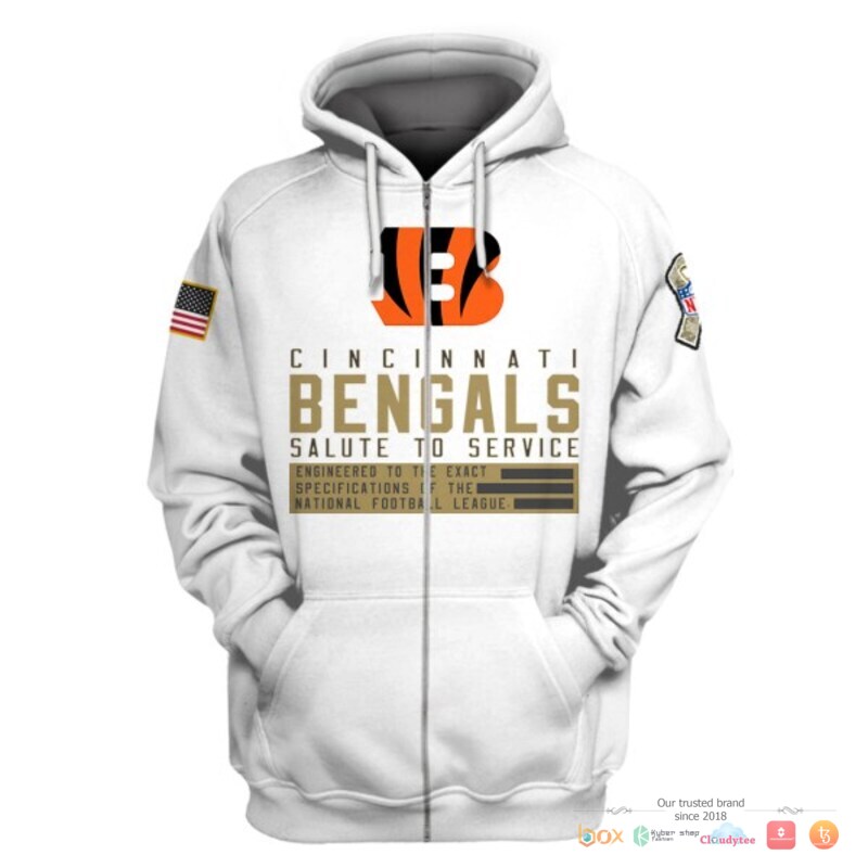 NFL_Cincinnati_Bengals_salute_to_service_Custom_3d_shirt_hoodie_1