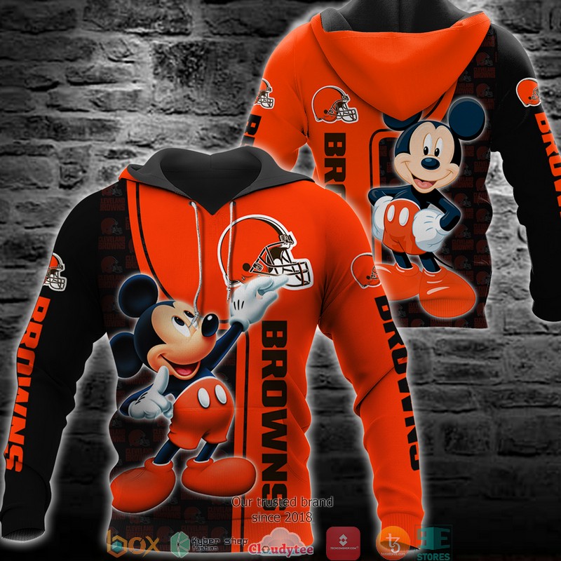 NFL_Cleveland_Browns_Mickey_Mouse_Disney_3d_Full_Printing_shirt_hoodie_1