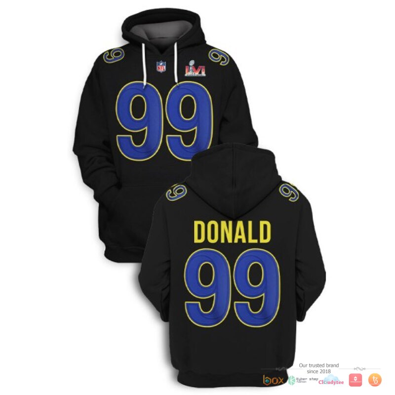 NFL_Donald_99_Los_Angeles_Rams_3d_shirt_hoodie