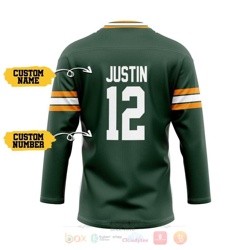 NFL_Green_Pay_P_Uniform_Custom_Hockey_Jersey_1