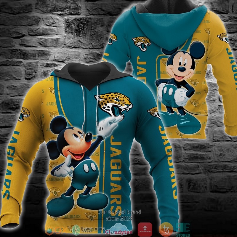 NFL_Jacksonville_Jaguars_Mickey_Mouse_Disney_3d_Full_Printing_shirt_hoodie