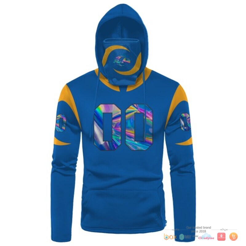 NFL_Los_Angeles_Rams_light_blue_hologram_3d_hoodie_mask_1