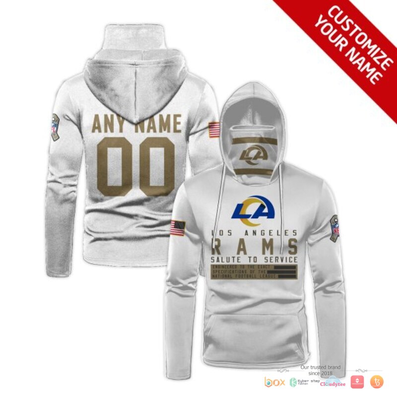 NFL_Los_Angeles_Rams_salute_to_service_white_3d_hoodie_mask