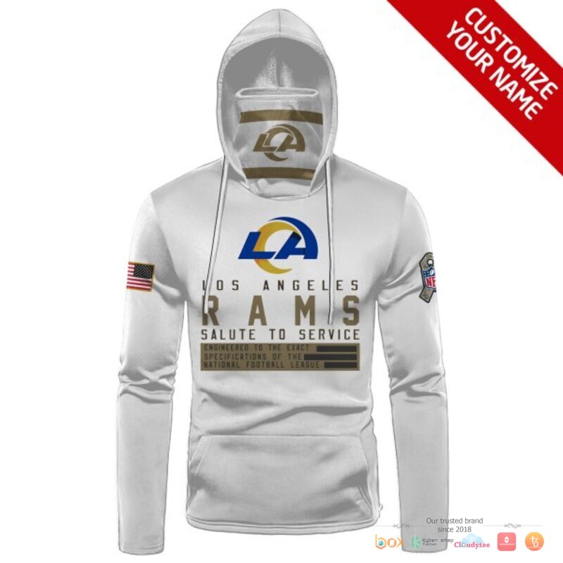 NFL_Los_Angeles_Rams_salute_to_service_white_3d_hoodie_mask_1