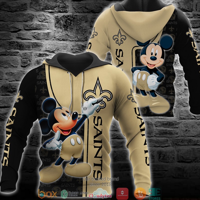 NFL_New_Orleans_Saints_Mickey_Mouse_Disney_3d_Full_Printing_shirt_hoodie