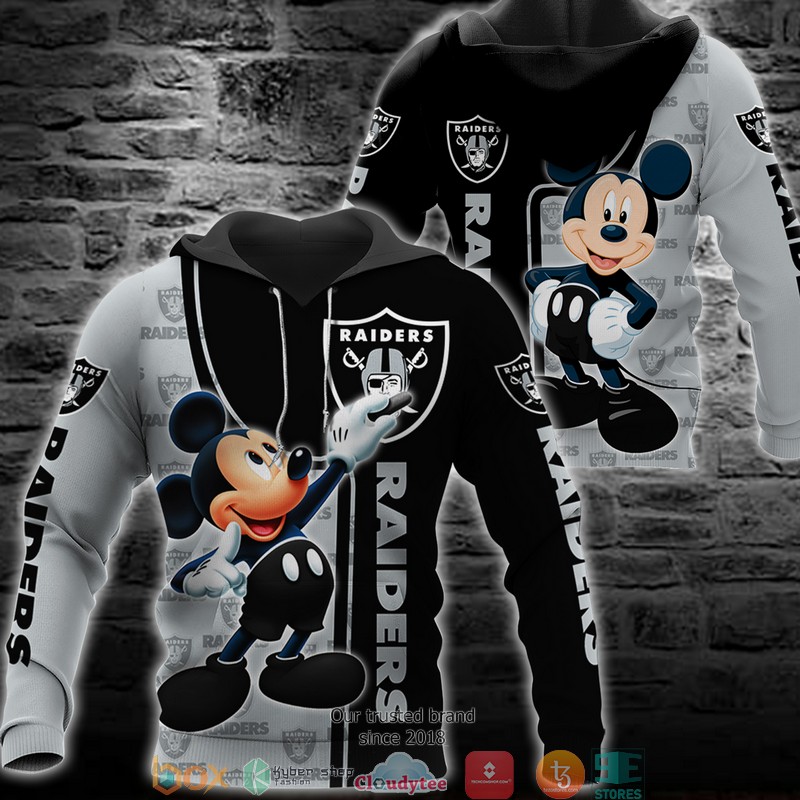 NFL_Oakland_Raiders_Mickey_Mouse_Disney_3d_Full_Printing_shirt_hoodie_1
