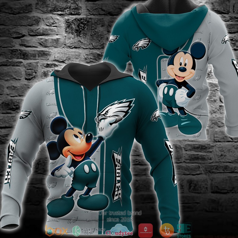 NFL_Philadelphia_Eagles_Mickey_Mouse_Disney_3d_Full_Printing_shirt_hoodie