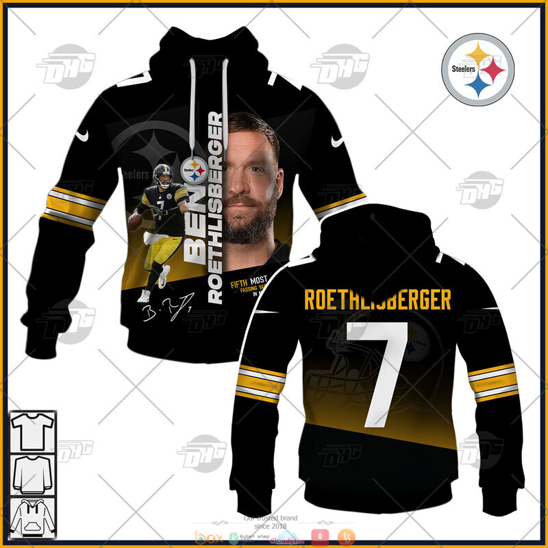 NFL_Pittsburgh_Steelers_Ben_Roethlisberger_7_Big_Ben_3d_shirt_hoodie
