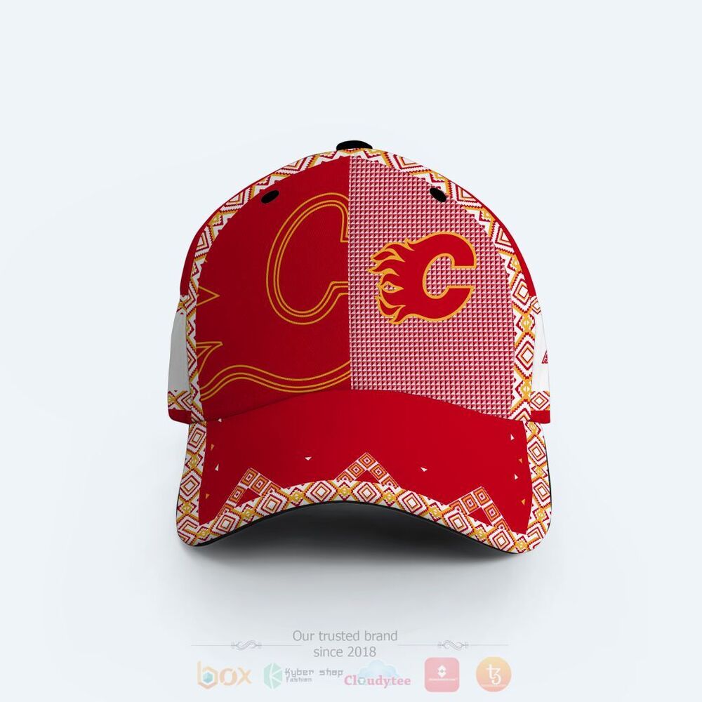 NHL_Calgary_Flames_Native_Concepts_Personalized_Cap