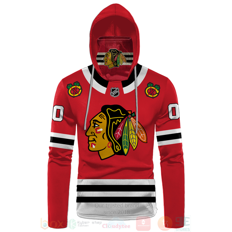 NHL_Chicago_Blackhawks_Personalized_3D_Hoodie_Mask_1