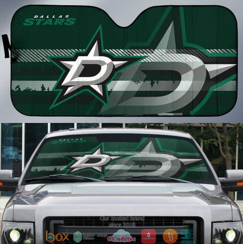 NHL_Dallas_Stars_car_sunshade