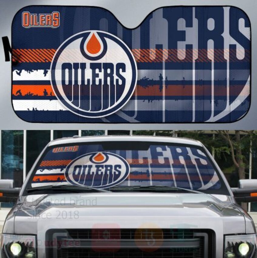 NHL_Edmonton_Oilers_Personalized_Car_Sun_Shade