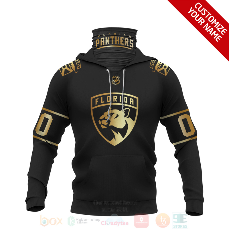 NHL_Florida_Panthers_Personalized_Black_3D_Hoodie_Mask_1