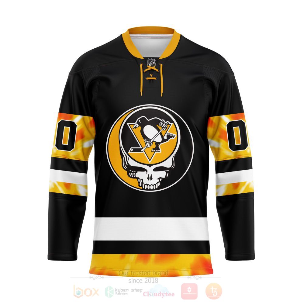 NHL_Grateful_Dead__Pittsburgh_Penguins_Lightning_Personalized_Hockey_Jersey