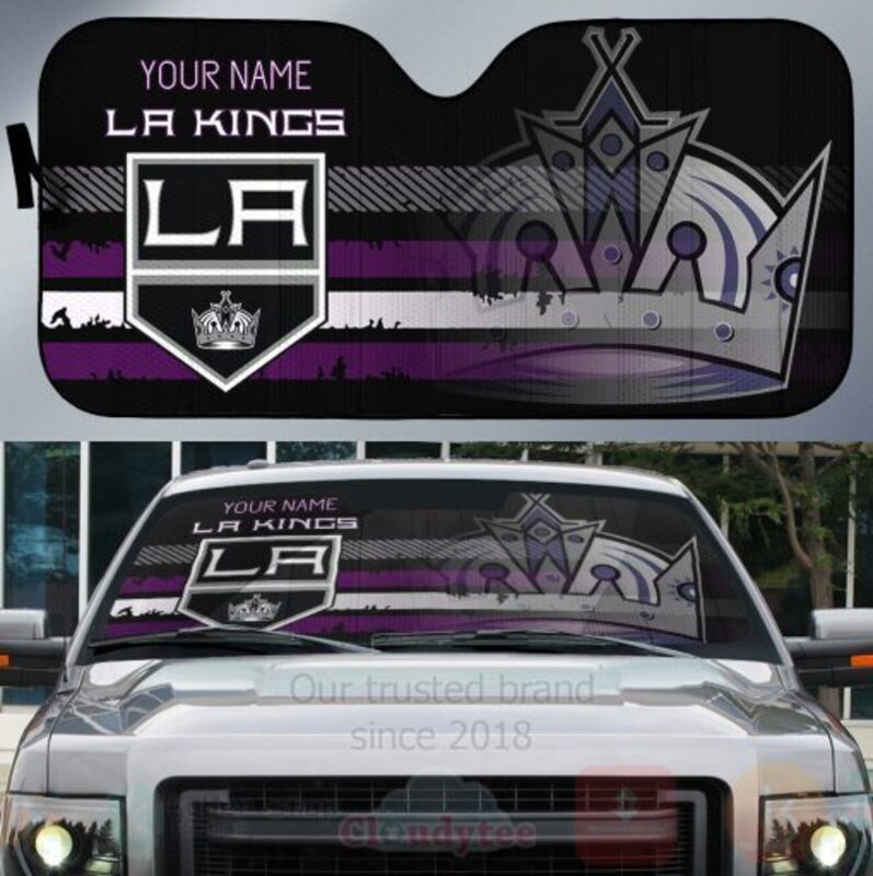 NHL_Los_Angeles_Kings_Team_Custom_Name_Car_Sun_Shade