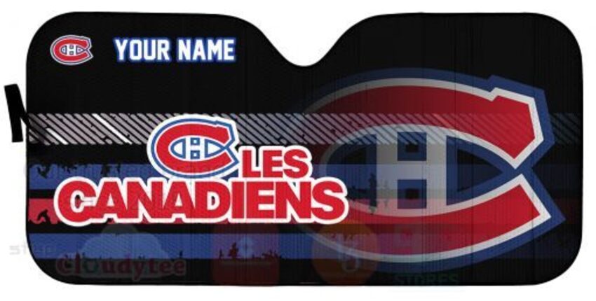 NHL_Montreal_Canadiens_Personalized_Car_Sun_Shade_1