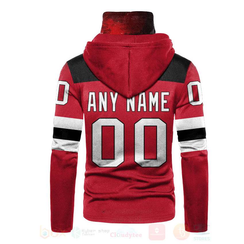 NHL_New_Jersey_Devils_Personalized_Red_3D_Hoodie_Mask_1