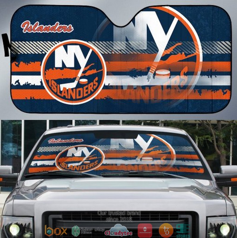 NHL_New_York_Islanders_Car_Sunshade