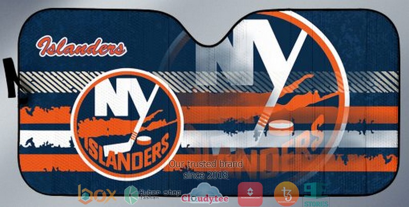 NHL_New_York_Islanders_Car_Sunshade_1