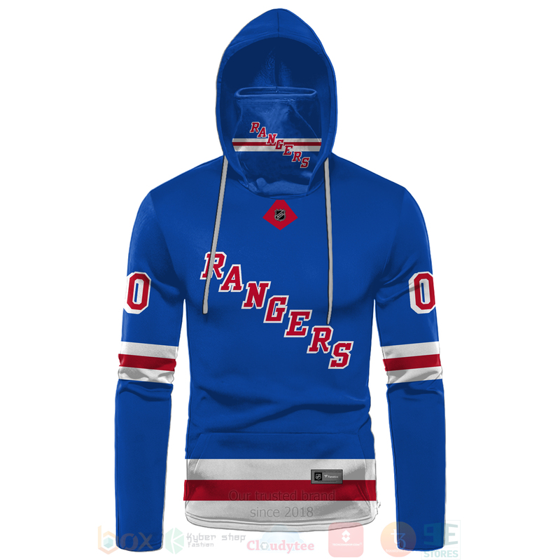 NHL_New_York_Rangers_Personalized_3D_Hoodie_Mask_1