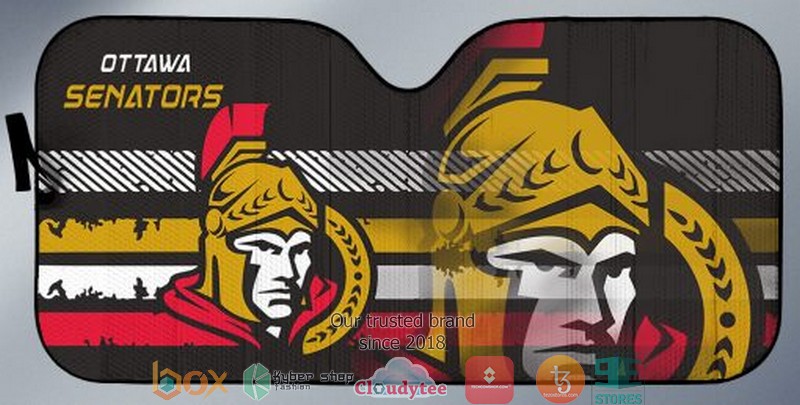 NHL_Ottawa_Senators_Car_sunshade_1