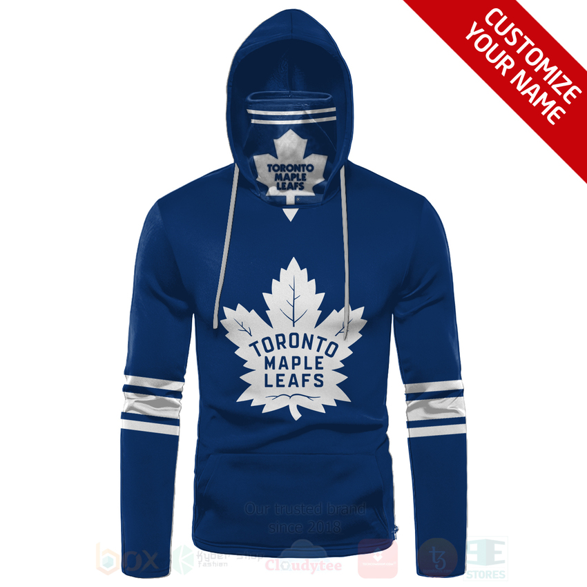 NHL_Toronto_Maple_Leafs_Personalized_Black_3D_Hoodie_Mask_1